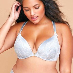 cacique // boost plunge bra lace satin // 42B NWOT